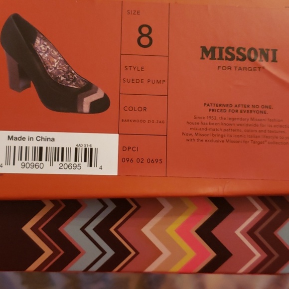 Missoni for Target Sz8 pumps - Picture 2 of 5